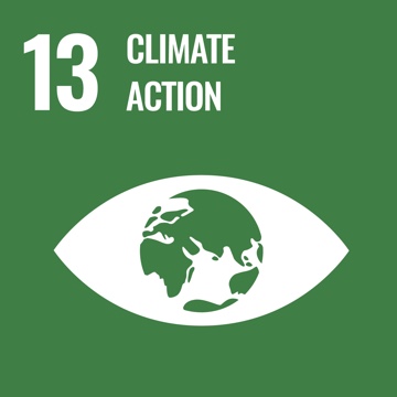 UN SDG goal of Climate Action graphic