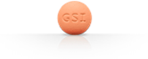 Orange circular pill called Tybost and is used to treat HIV